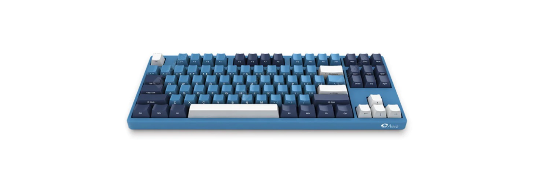 Bàn phím AKKO 3087SP Ocean Star (Cherry Switch Blue)  trang bị bộ keycap pbt cao cấp